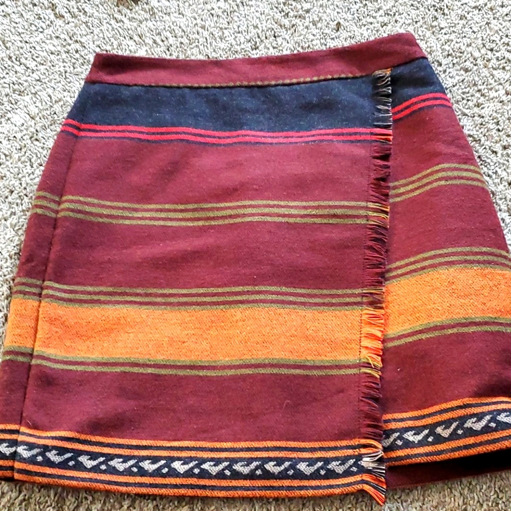 LOFT Striped skirt